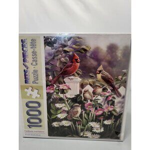Bits and Pieces 1000 pc Cardinals and Babies Sealed Puzzle Bradley Jackson
